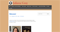 Desktop Screenshot of julianagray.net