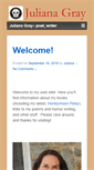 Mobile Screenshot of julianagray.net