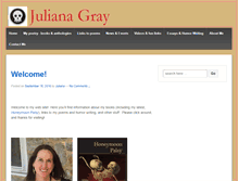 Tablet Screenshot of julianagray.net